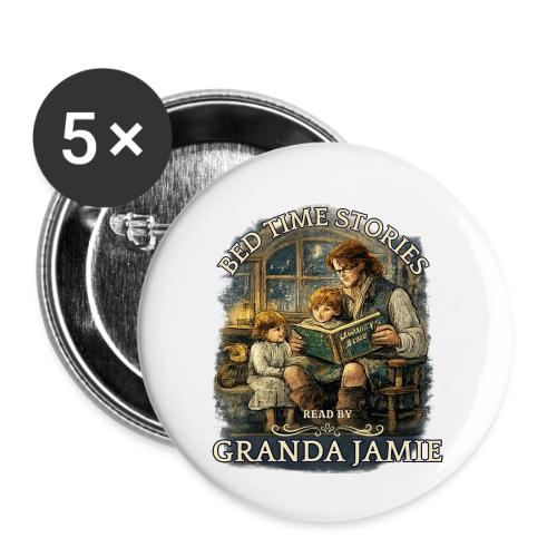 Bed Time Stories - Buttons large 2.2'' (5-pack)