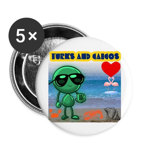 Smoon City_Turks and Caicos - Buttons large 2.2'' (5-pack)