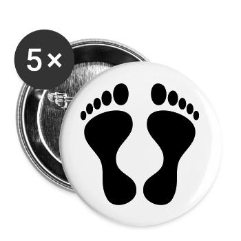 Feet - Buttons large 2.2'' (5-pack) - white