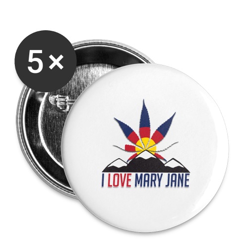 I Love Mary Jane - Buttons large 2.2'' (5-pack)