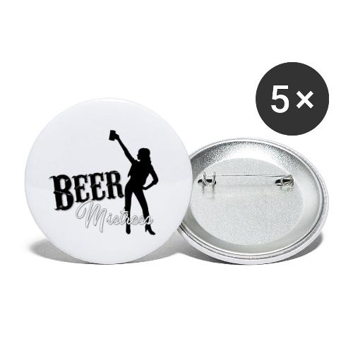Beer Mistress - Buttons large 2.2'' (5-pack)