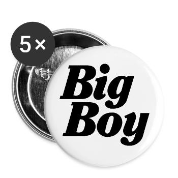 big boy - Buttons large 2.2'' (5-pack) - white