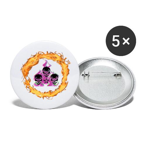 revamped logo - Buttons large 2.2'' (5-pack)
