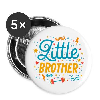 My brother is the best Brother! - Buttons large 2.2'' (5-pack) - white