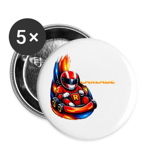 Carcadelogoracer1 - Buttons large 2.2'' (5-pack)