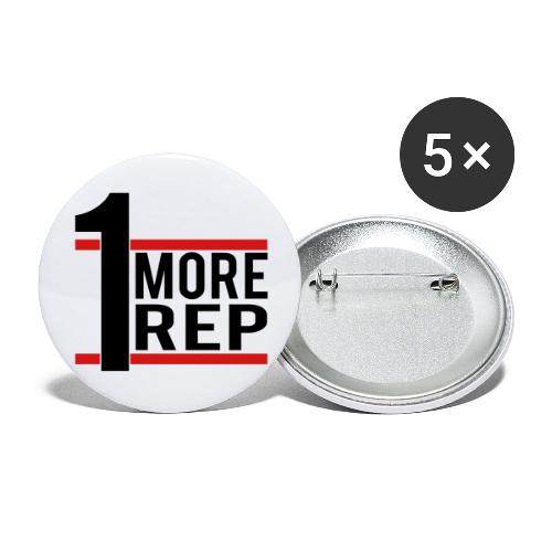 1 More Rep - Buttons large 2.2'' (5-pack)