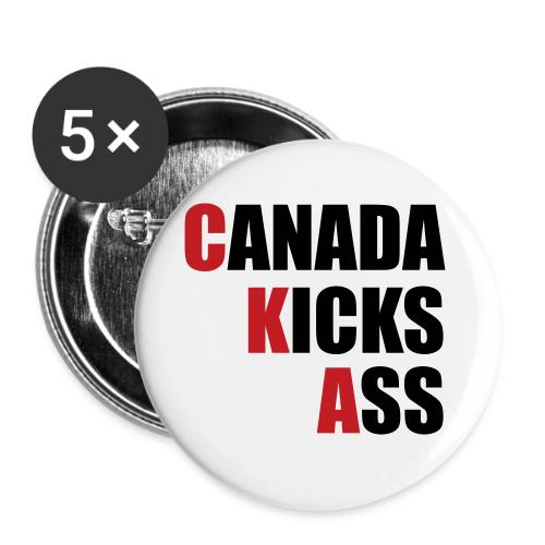 Canada Kicks Ass Vertical - Buttons large 2.2'' (5-pack)