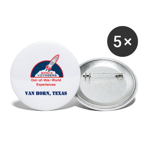 Space Voyagers - Van Horn, Texas - Buttons large 2.2'' (5-pack)