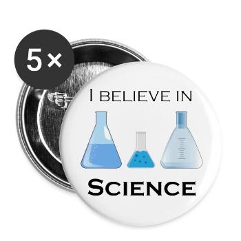 Science Optimistic Meme - Buttons large 2.2'' (5-pack) - white