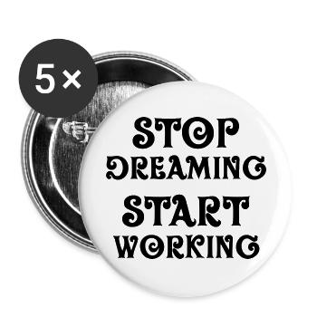 Entrepreneur retro - Buttons large 2.2'' (5-pack) - white