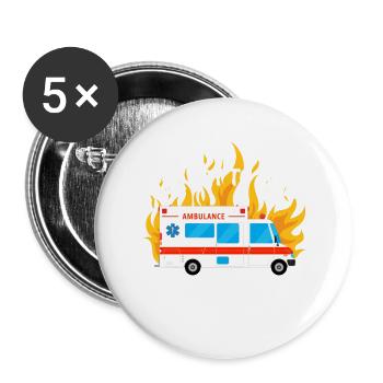 Ems Emt Paramedic Ambulance When I Try To Explain - Buttons large 2.2'' (5-pack) - white