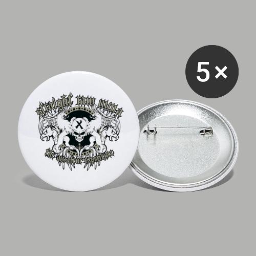 Stright Raw MMA - Buttons large 2.2'' (5-pack)