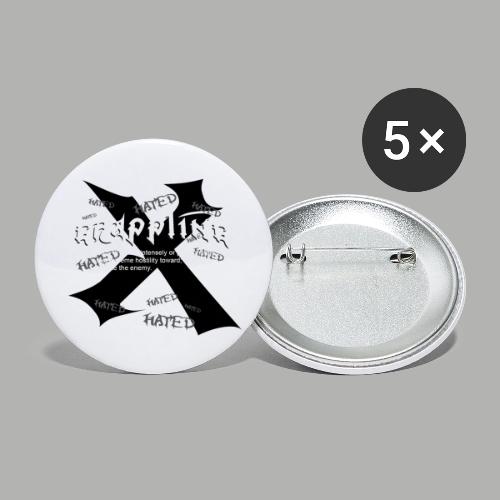 Hated 2 - Buttons large 2.2'' (5-pack)