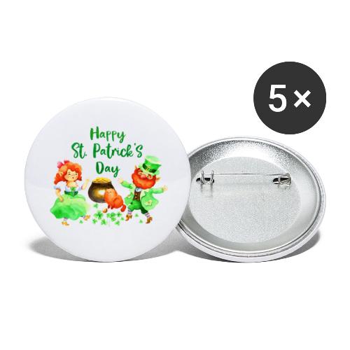 St Patrik's Day - Buttons large 2.2'' (5-pack)