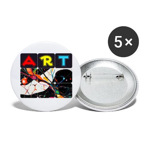 Art in Motion: Color Unleashed - Buttons large 2.2'' (5-pack)