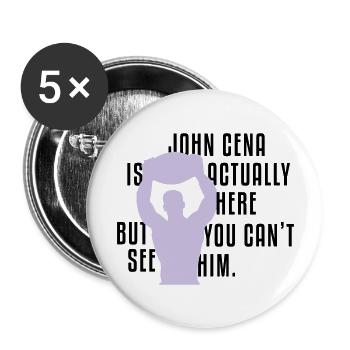 John Cena - Buttons large 2.2'' (5-pack) - white