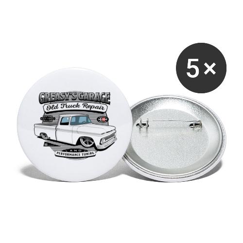 Greasy's Garage Old Truck Repair - Buttons large 2.2'' (5-pack)