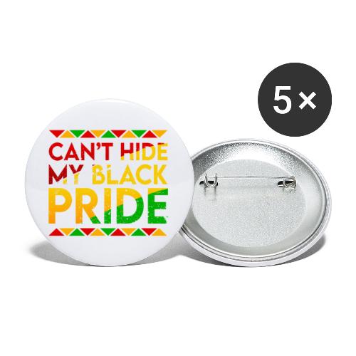 Can't Hide My Black Pride - Buttons large 2.2'' (5-pack)
