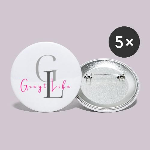 Greyt Life - Buttons large 2.2'' (5-pack)
