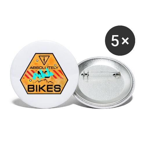 absolutely all bikes - Buttons large 2.2'' (5-pack)