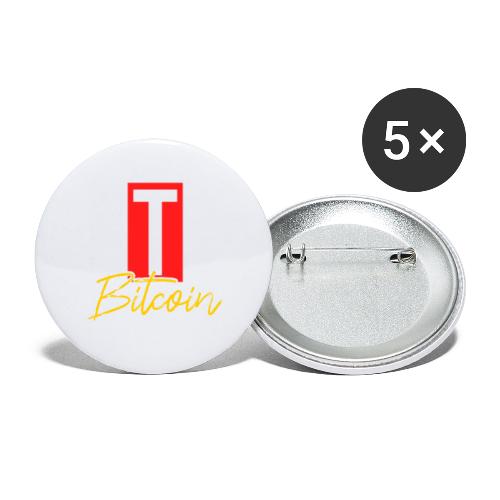 Places To Get Deals On BITCOIN SHIRT STYLE - Buttons large 2.2'' (5-pack)
