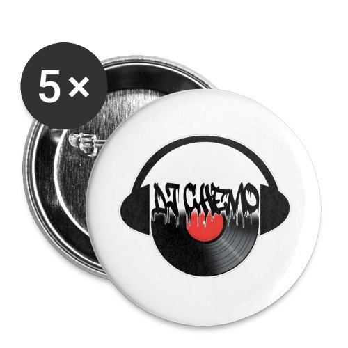 DJ Chemo Logo - Buttons large 2.2'' (5-pack)
