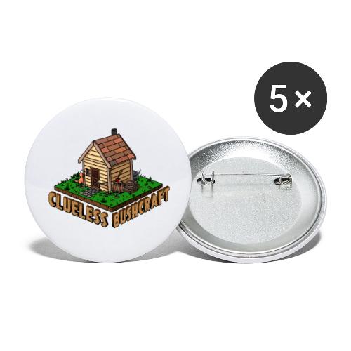 Clueless Bushcraft 2022 Logo - Buttons large 2.2'' (5-pack)