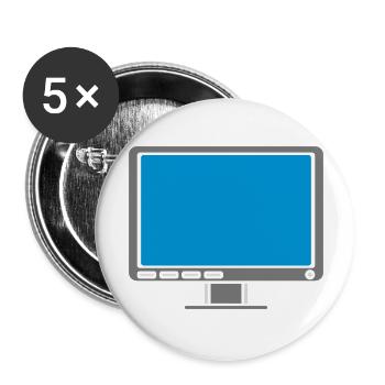 design screen display computer - Buttons large 2.2'' (5-pack) - white