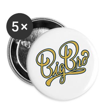 Brother day! feel your brother better - Buttons large 2.2'' (5-pack) - white