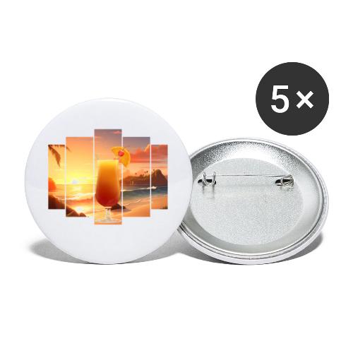 Squeeze the Day - Buttons large 2.2'' (5-pack)