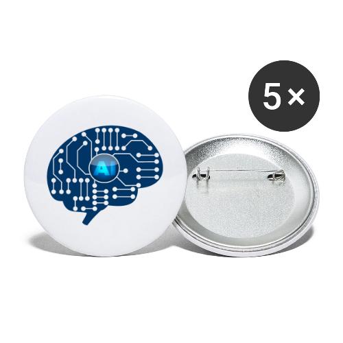 AI: Mind Wired - Buttons large 2.2'' (5-pack)