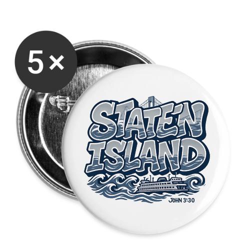 Five Boroughs of Faith Tee - Buttons large 2.2'' (5-pack)