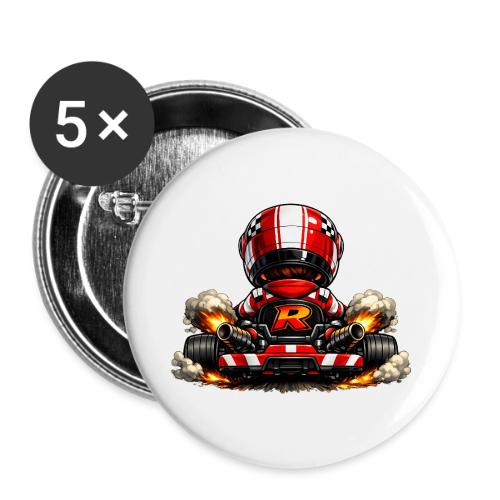 Carcadelogoracerback - Buttons large 2.2'' (5-pack)