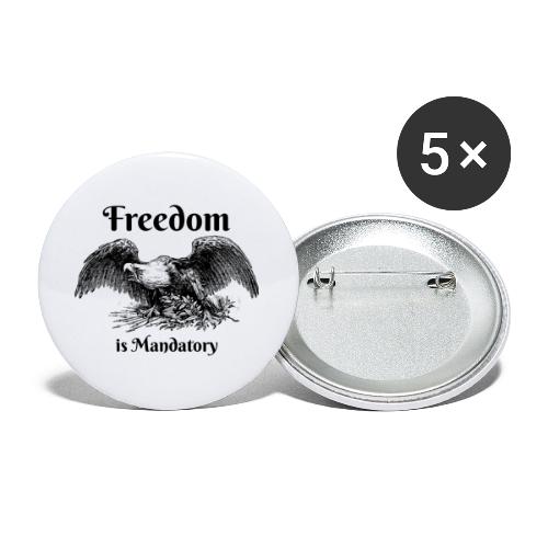 Freedom is our God Given Right! - Buttons large 2.2'' (5-pack)
