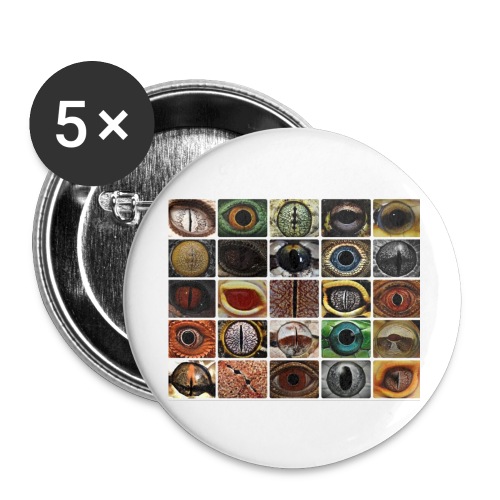 Reptilian Eyes - Buttons large 2.2'' (5-pack)