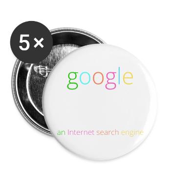 serch enine merch - Buttons large 2.2'' (5-pack) - white