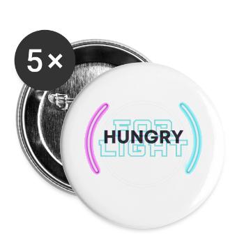 futuristic shirt - Buttons large 2.2'' (5-pack) - white