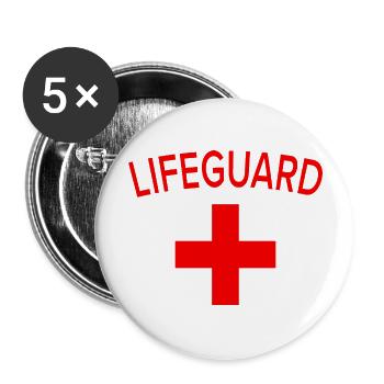 Emp-Lifeguard-Design.Lifeguard Outfit Gift. - Buttons large 2.2'' (5-pack) - white