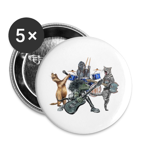 Animalz Band - Buttons large 2.2'' (5-pack)