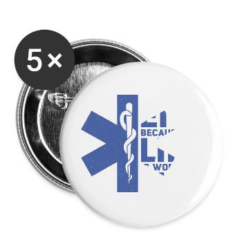 I Became An EMT Medical Technician Paramedic - Buttons large 2.2'' (5-pack) - white