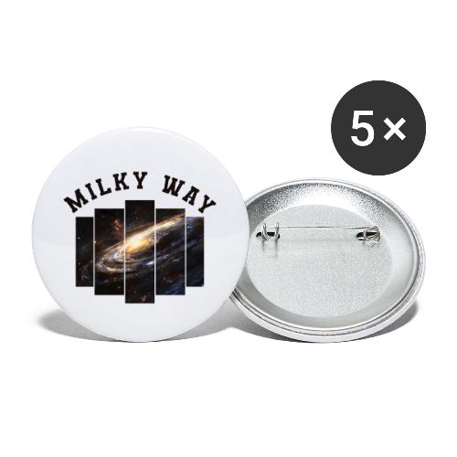 Milky way galaxy - Buttons large 2.2'' (5-pack)