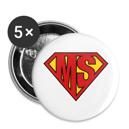 MS Superhero - Buttons large 2.2'' (5-pack)