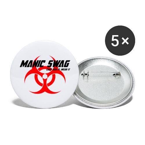 Manic Swag - Buttons large 2.2'' (5-pack)