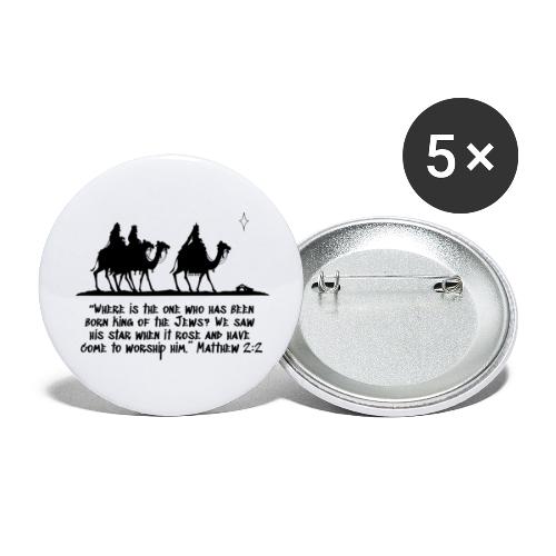 Three Wise Men - Buttons large 2.2'' (5-pack)