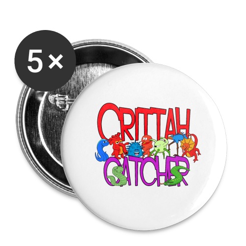 crittah catcher - Buttons large 2.2'' (5-pack)