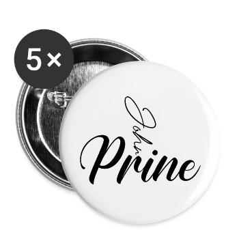 John Prine - Buttons large 2.2'' (5-pack) - white