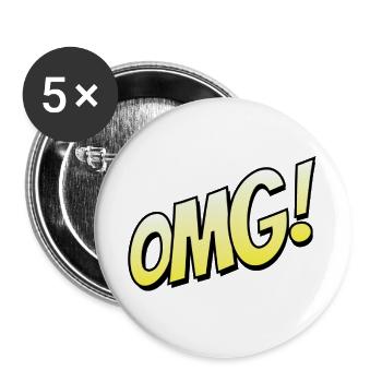 cool designe - Buttons large 2.2'' (5-pack) - white
