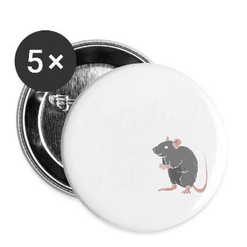 Pet Rats Rat Rotten Mice Mous Rex Rats Hairless - Buttons large 2.2'' (5-pack) - white
