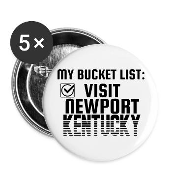 Newport Kentucky Funny Home Town - Buttons large 2.2'' (5-pack) - white