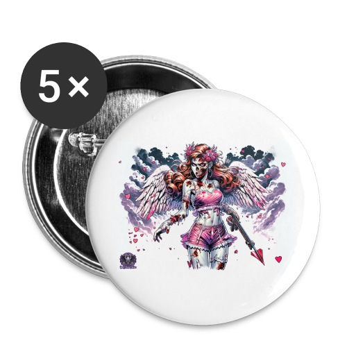 Undead Angels Scarlet Zombie Cupid (Z-002) - Buttons large 2.2'' (5-pack)